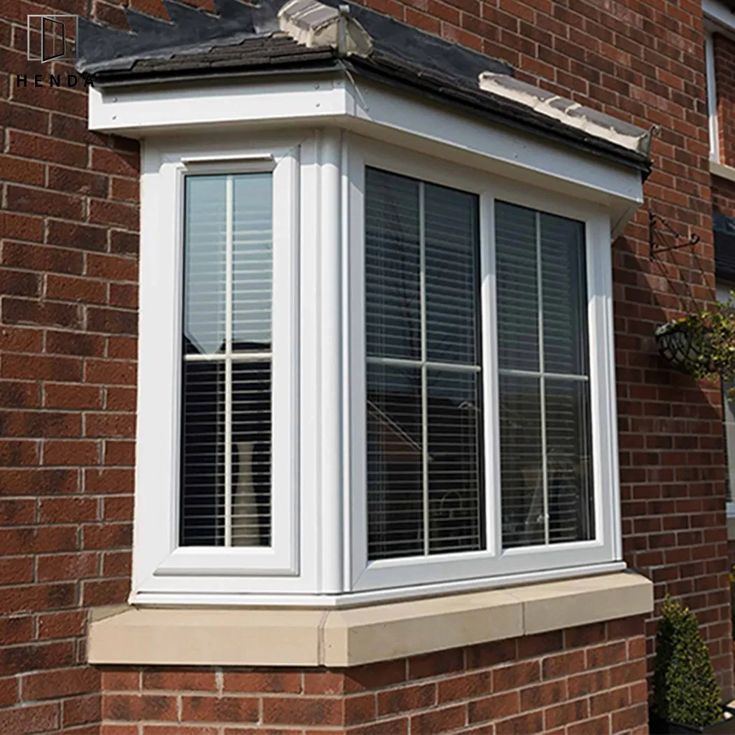 Manufacturer Supplier Aluminium Awning Bow Bay Double Hung French Casement Bay Window