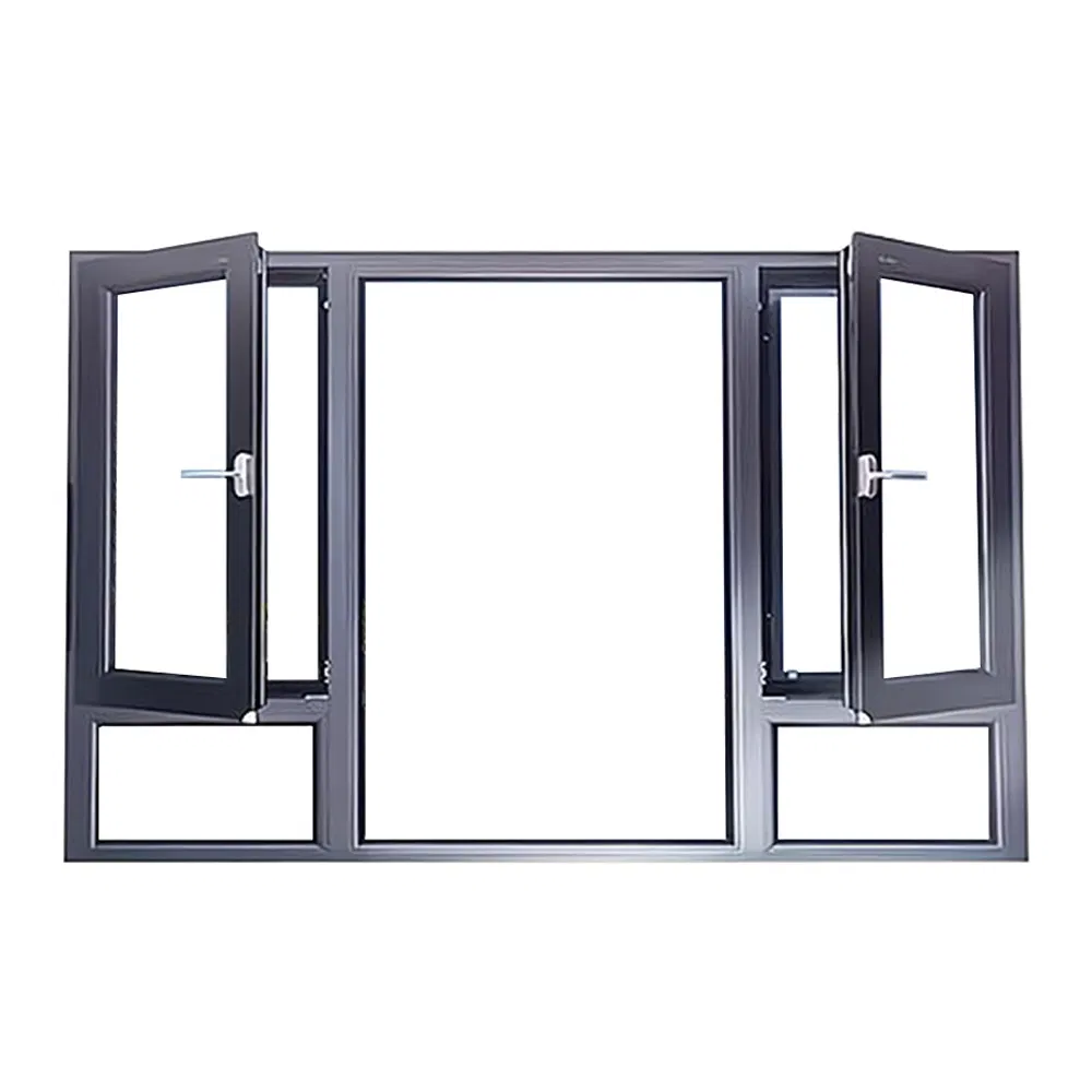Environmentally Friendly Folding Window Top-Hung Window Residential Double Glass Aluminum Window Casement Window