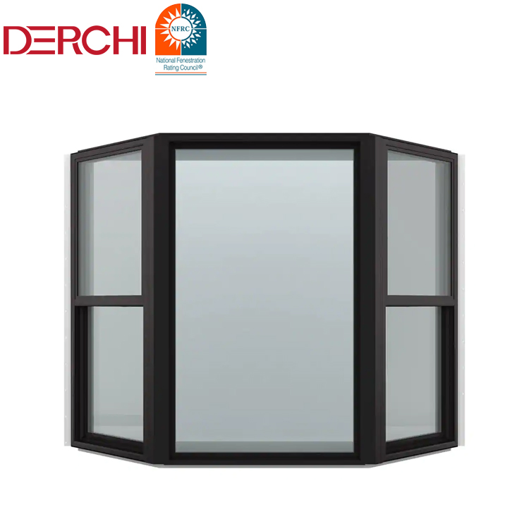 Atlanta Double Glass Windproof Bow Windows Soundproof Bay Windows for Garden