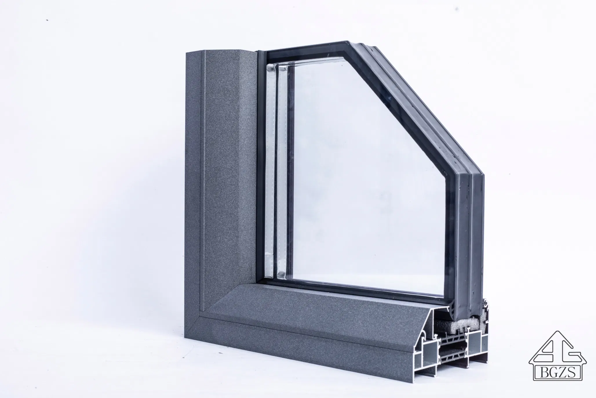 Modern Grill Design Tempered Glass Powder Coating Double Glazed Glazing Metal Soundproof Aluminum Casement Aluminum Wrought Window