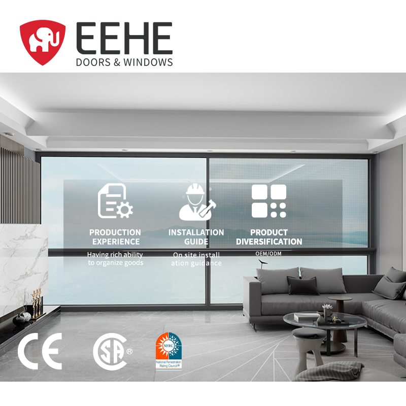 Eehe Custom Aluminium Sliding Windows Prices with Direct Hopper CE