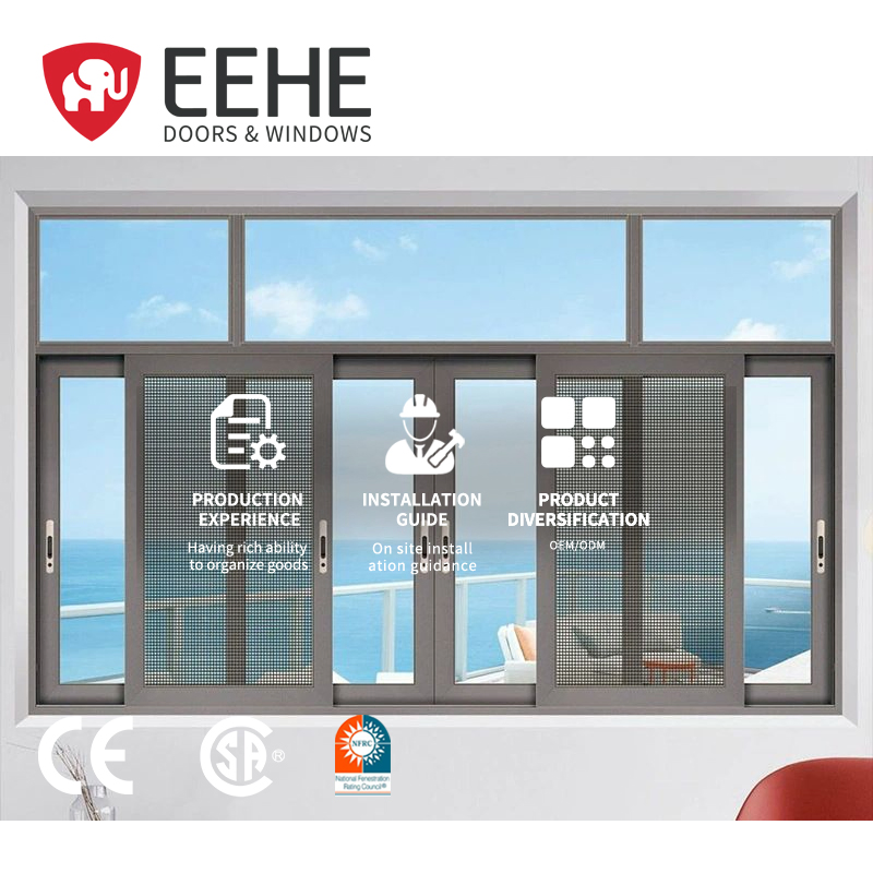 Eehe Durable Sliding Window System with Wholesale Hopper CSA