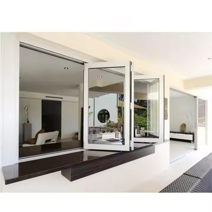 Hot Style Design Wholesale Commercial Use Bifold Folding Windows and Doors