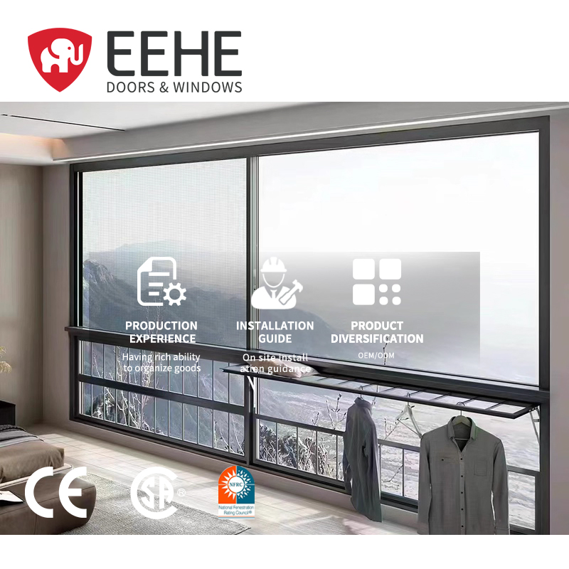 Eehe Modern Tinted Sliding Window Price with Quality Hopper Nfrc