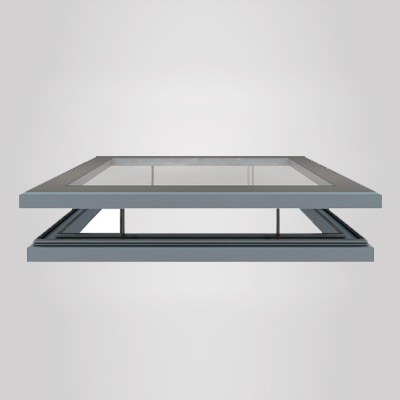 Electric Automatic Aluminum Roof Skylight Glass Casement Pivot Burglarproof Sliding Skylight Windows
