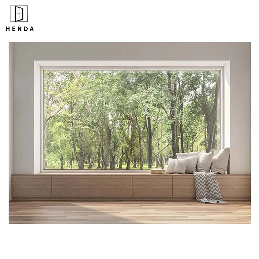 Wholesale Soundproof Standard Size Glass Profile Aluminium Bifold Window and Door Picture Windows
