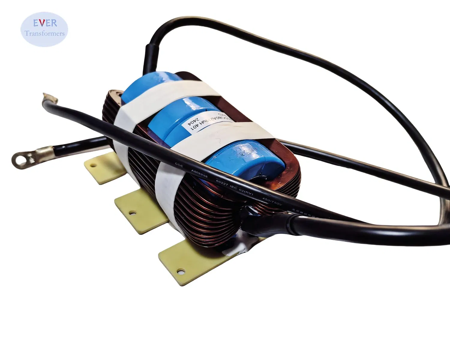180A Indutor de Fio Plano, Indutor Toroidal com Alta Eficiência, Baixas Perdas