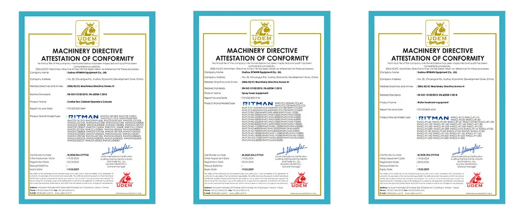 Certificação CE e Homologações