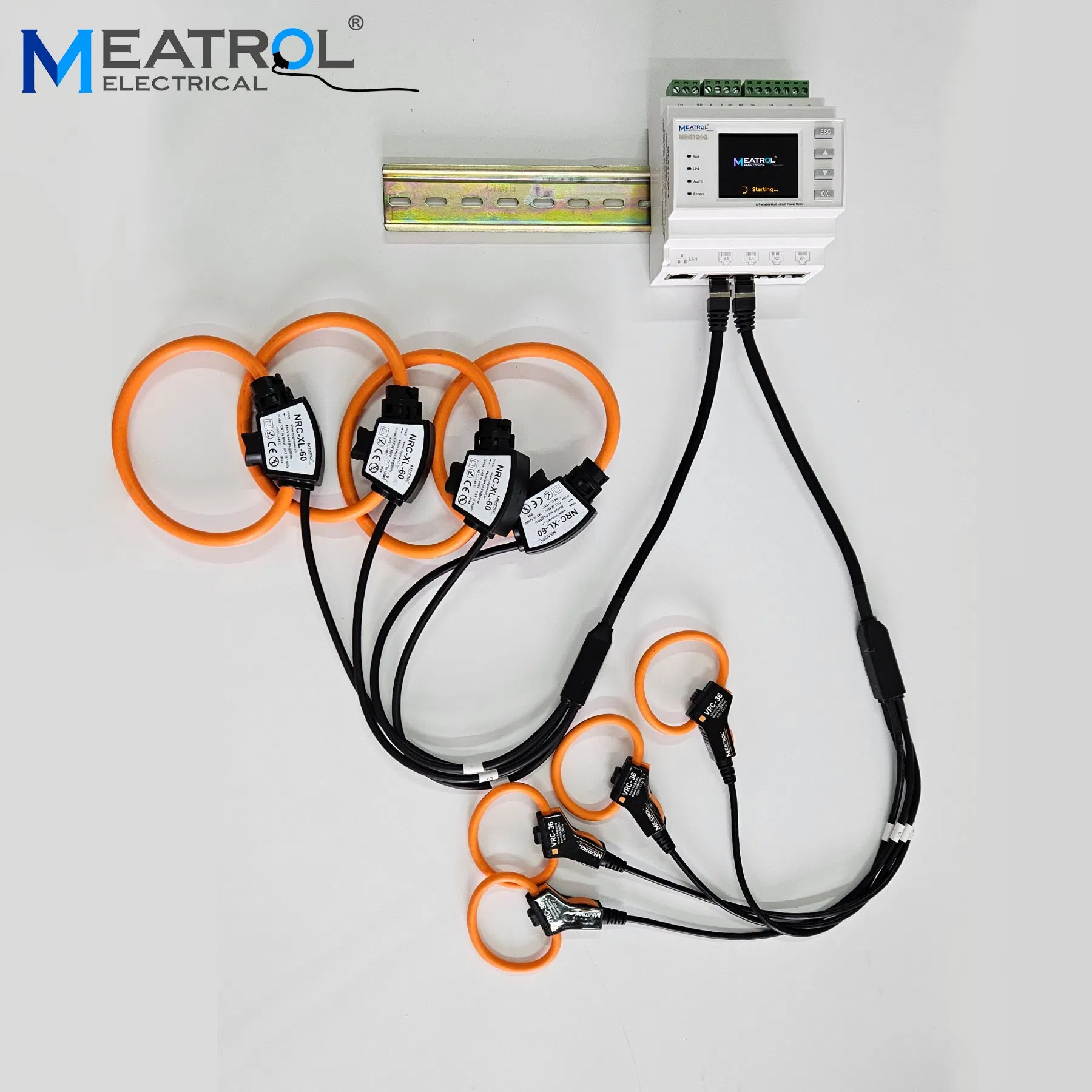 Me431 Medidor de Potência Trifásico Multi Loop com Servidor Web Integrado e 32GB Registrador de Dados