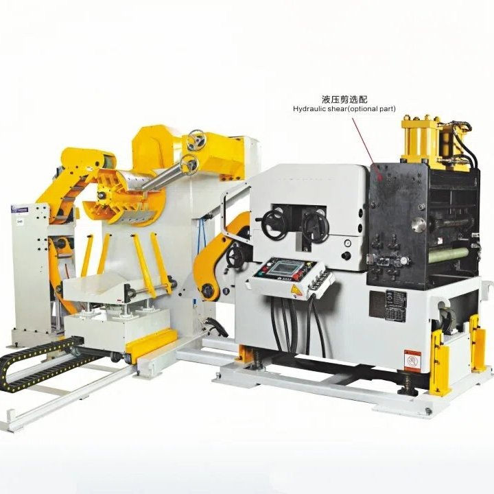 Sistema Avançado 3-in-1 de Processamento de Bobinas para Flanges Metálicas Eficientes e Restrição