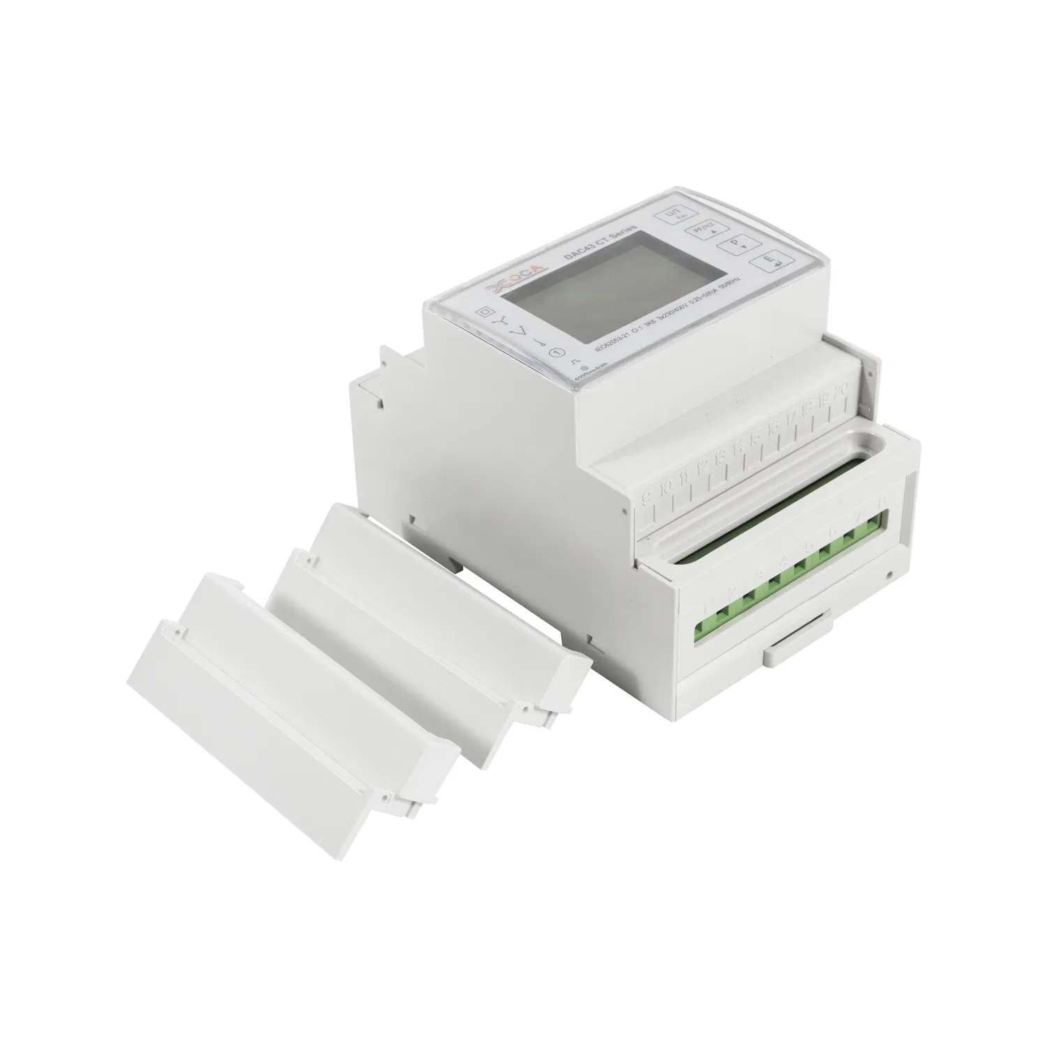 Medidor de Energia Inteligente com Montagem em Trilho DIN e Interface de Acesso para Transformador de Corrente Medidores Elétricos Kwh