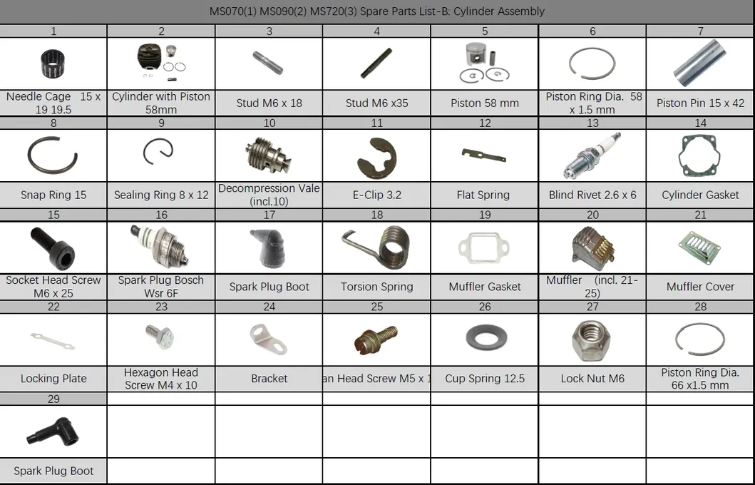Ms 070 1106 404 3210 Bobina de Ignição Específica para Motor de Alto Desempenho