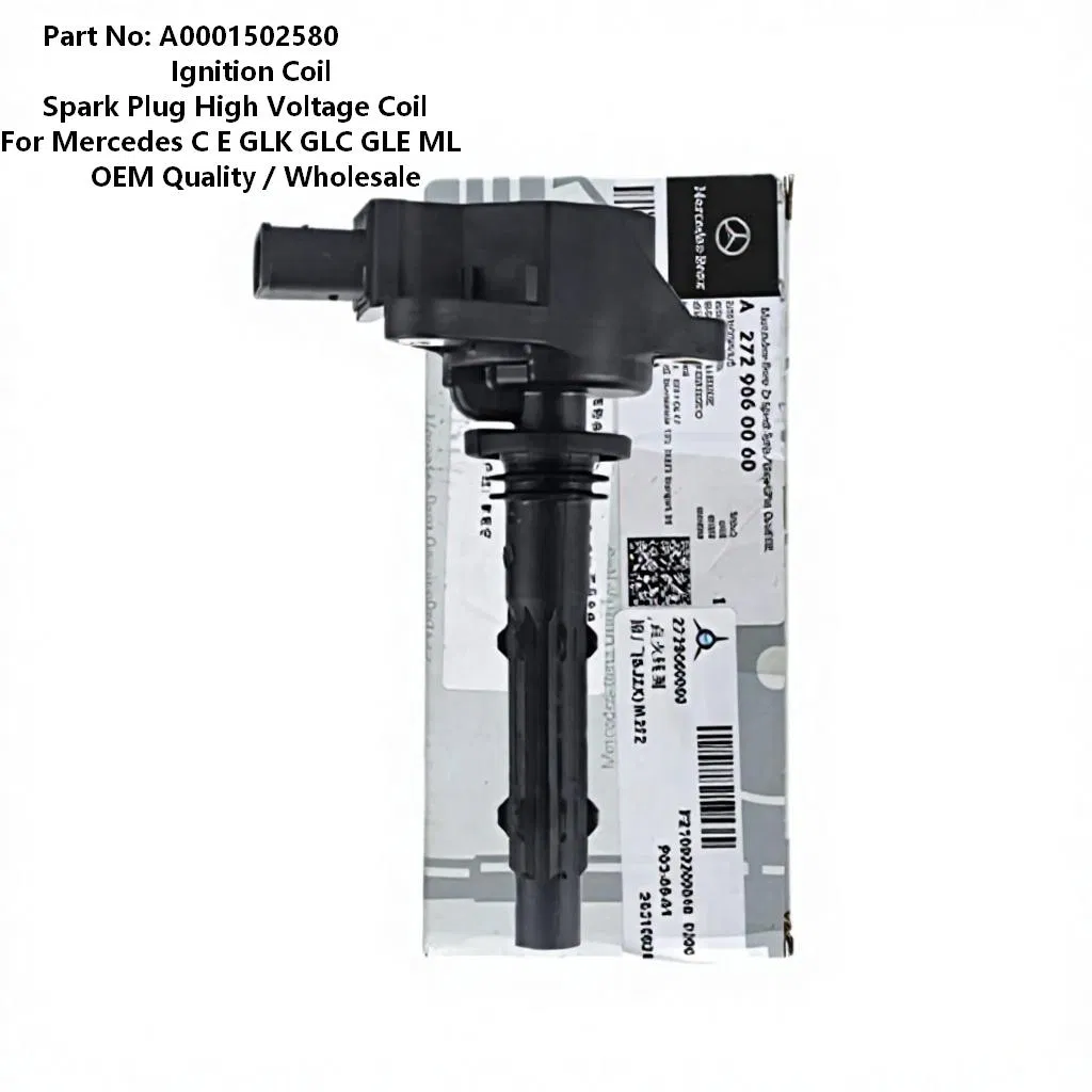 Bobina de Ignição A0001502580 para Mercedes C E Glk Glc Gle Ml Vela de Ignição Alta Tensão OEM Atacado Peça de Auto Peça de Reposição Peça de Carro