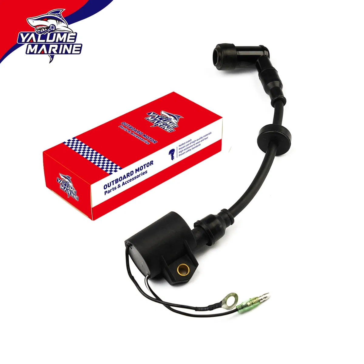 Conjunto de Bobina de Ignição de Peças de Barco 6H5-85570-00-00, 61N-85570-00/10-00 para 2T YAMAHA 20HP 25HP 30HP 40HP 50HP Motor de Fora de Borda