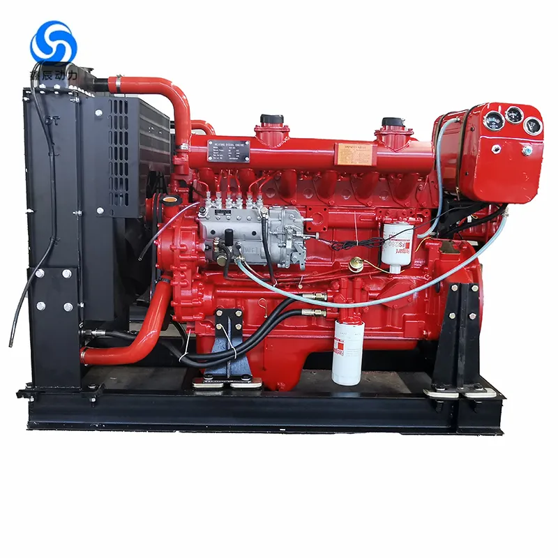 Motor de Injeção Direta Turboalimentado Weifang Ricardo R6105z para Tratores Agrícolas. Ele gera 135 HP a 2200 Rpm