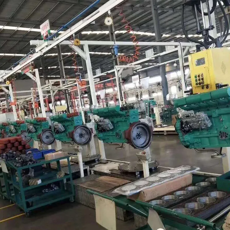 Injeção Eletrônica de Combustível 420HP Wp10zld Turboalimentado Intercooler 6-Cylinder Motor Diesel