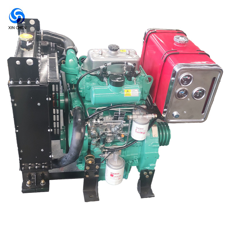 Vendas Diretas de Fábrica de Motor Diesel Comercial Completo Refrigerado a Água de Dois Cilindros