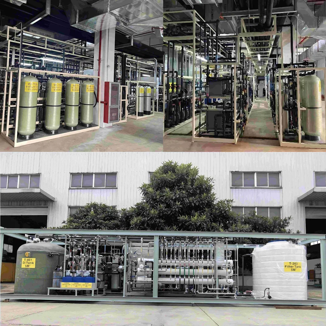 Estação de tratamento de água semicondutores