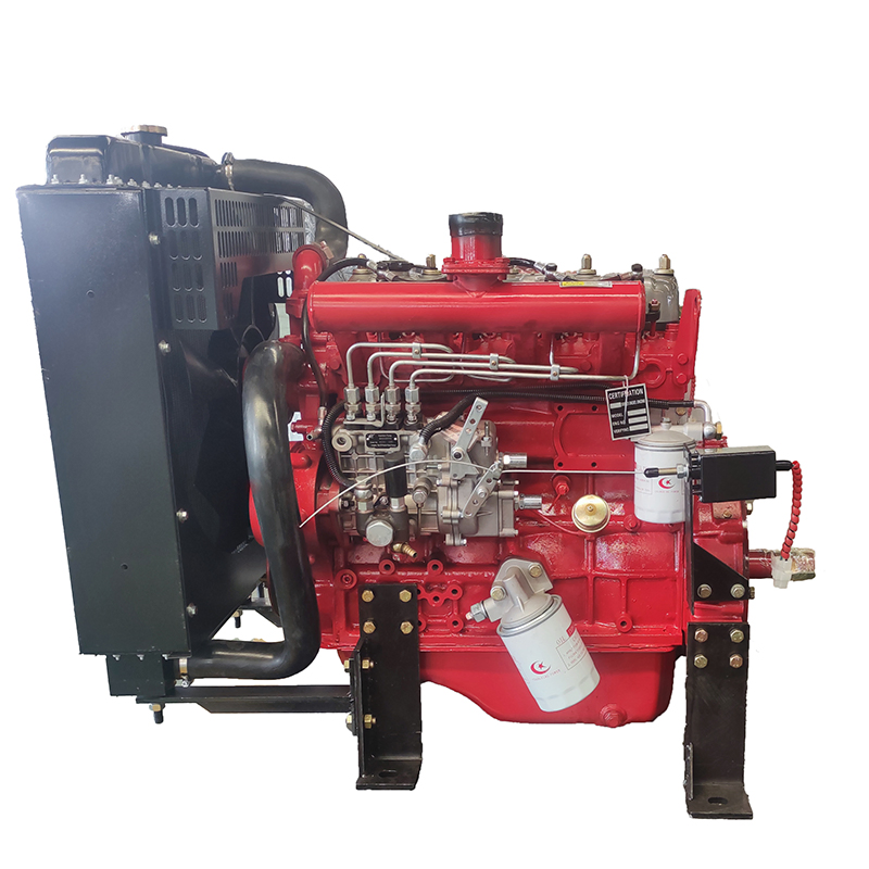 China Zh490 55kw 75HP Motor Diesel Turboalimentado 4-Cylinder Refrigerado a Água