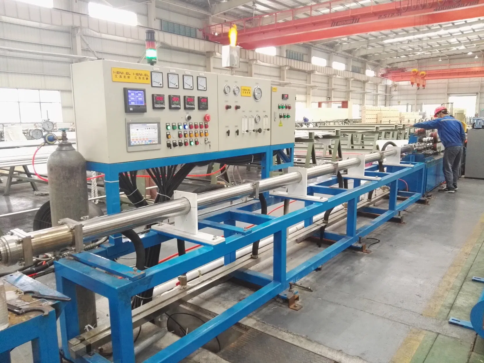 Máquina de Tratamento de Anelamento de Tubo de Aço em Bobina Sistema de Aquecimento por Indução de Tubo Laminado Acabado