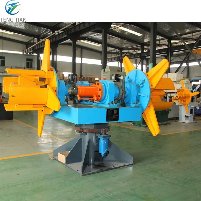 Sistema Avançado de Desenrolamento de Bobinas para Fabricação Eficiente de Tubos de Ferro