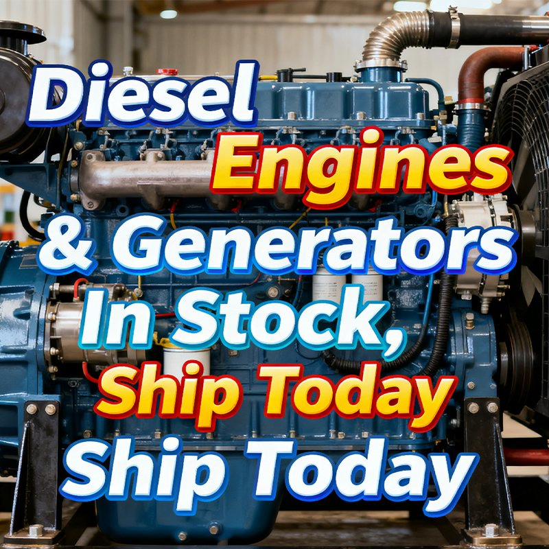 Motor de Injeção Direta Turboalimentado Weifang Ricardo R6105z para Tratores Agrícolas. Ele gera 135 HP a 2200 Rpm