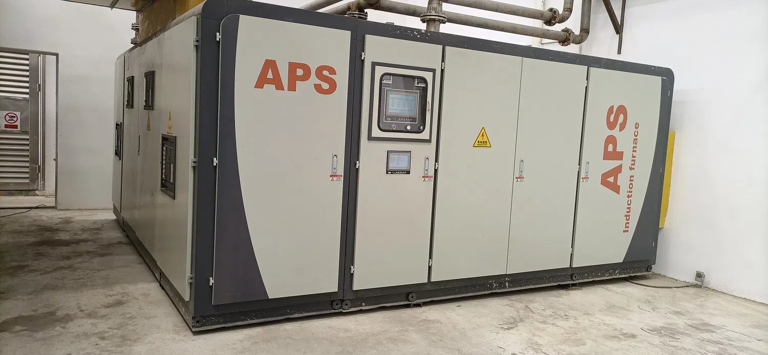 Sistema de Forno de Derretimento de Alumínio Padrão Internacional Elétrico Aps 5-30ton com ISO