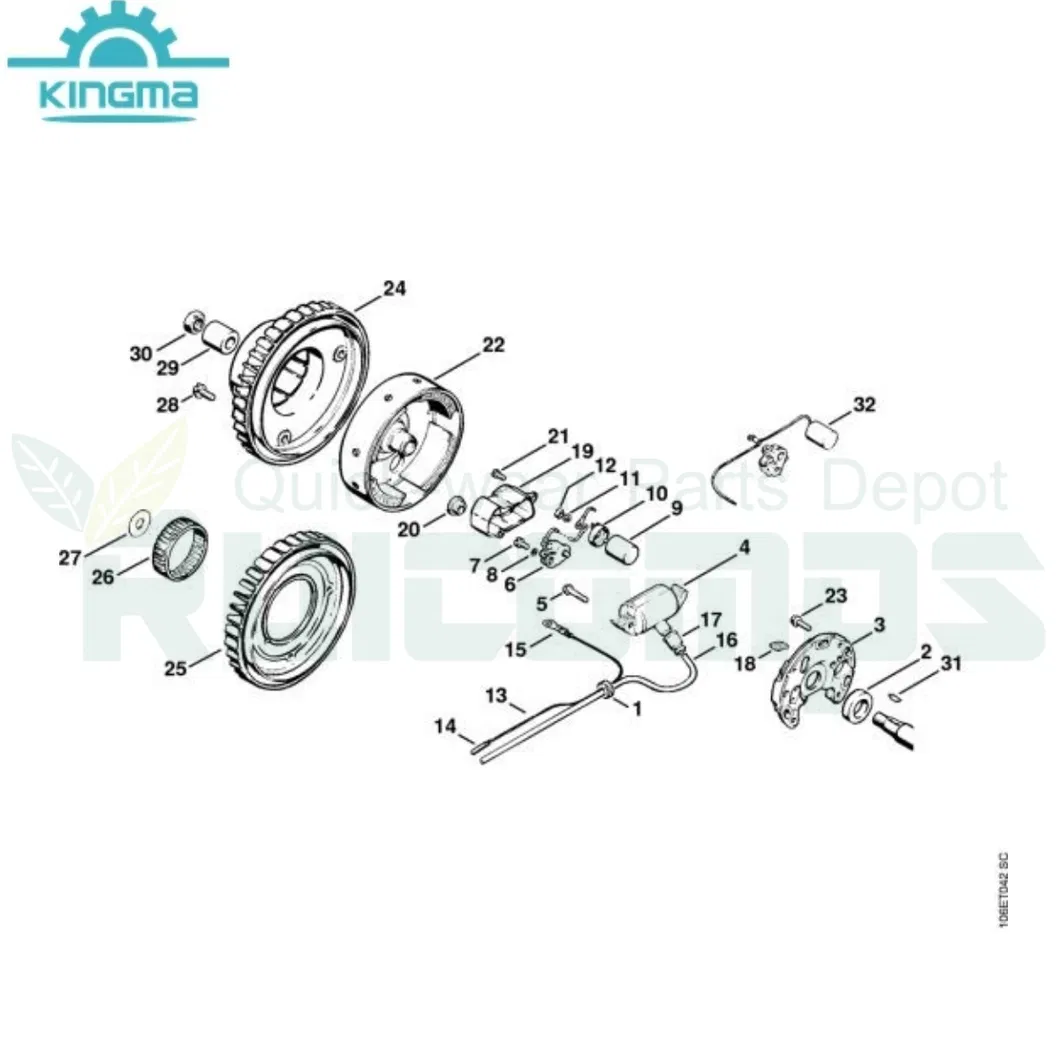 Ms 070 1106 404 3210 Bobina de Ignição Específica para Motor de Alto Desempenho
