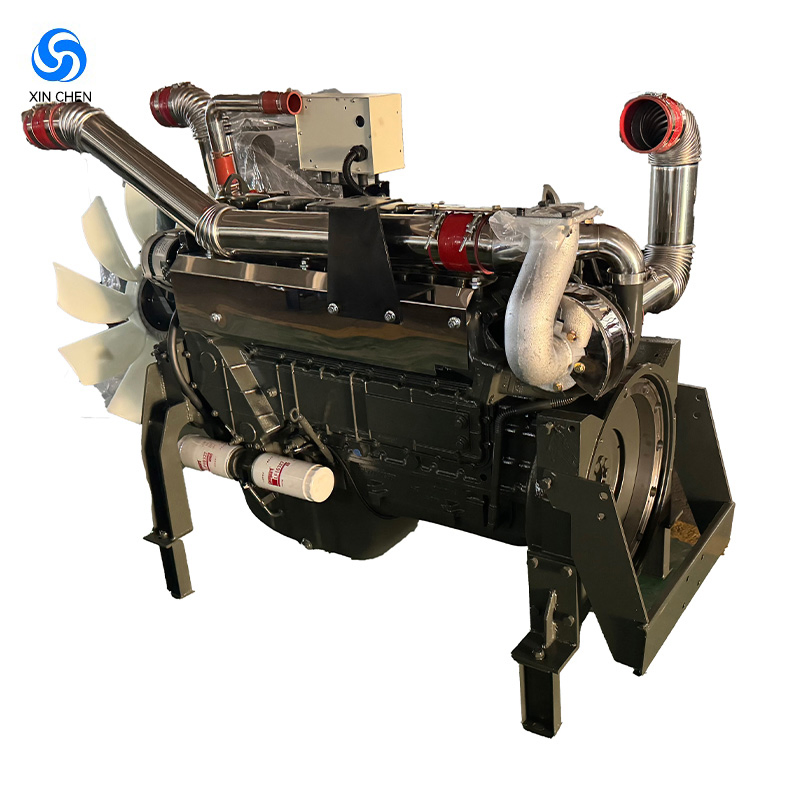 Injeção Eletrônica de Combustível 420HP Wp10zld Turboalimentado Intercooler 6-Cylinder Motor Diesel