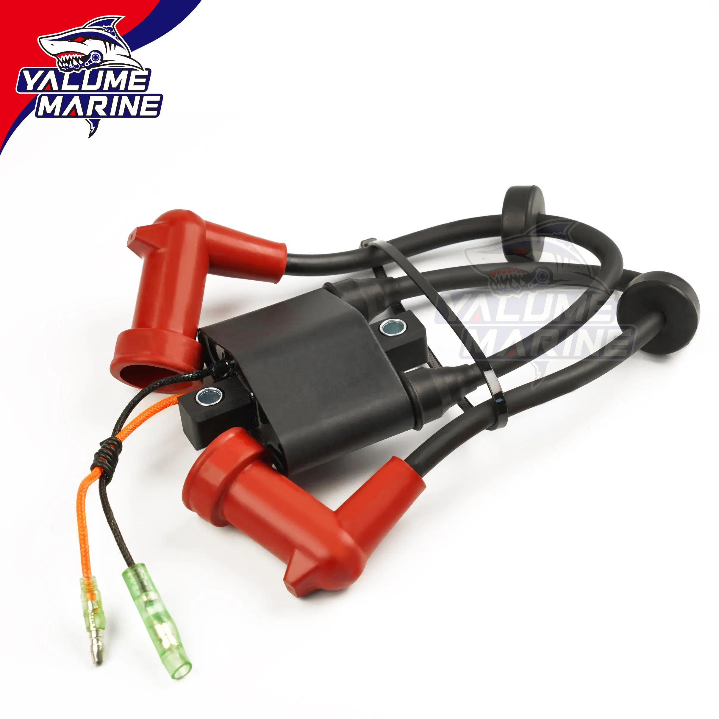 Peças Elétricas de Motor de Barco Bobina de Ignição 6F5-85570-10/11/12/13-00, 6F6-85530-00/01-00 para 2-stroke E40J E40G K40J 40HP Motor Marinho YAMAHA