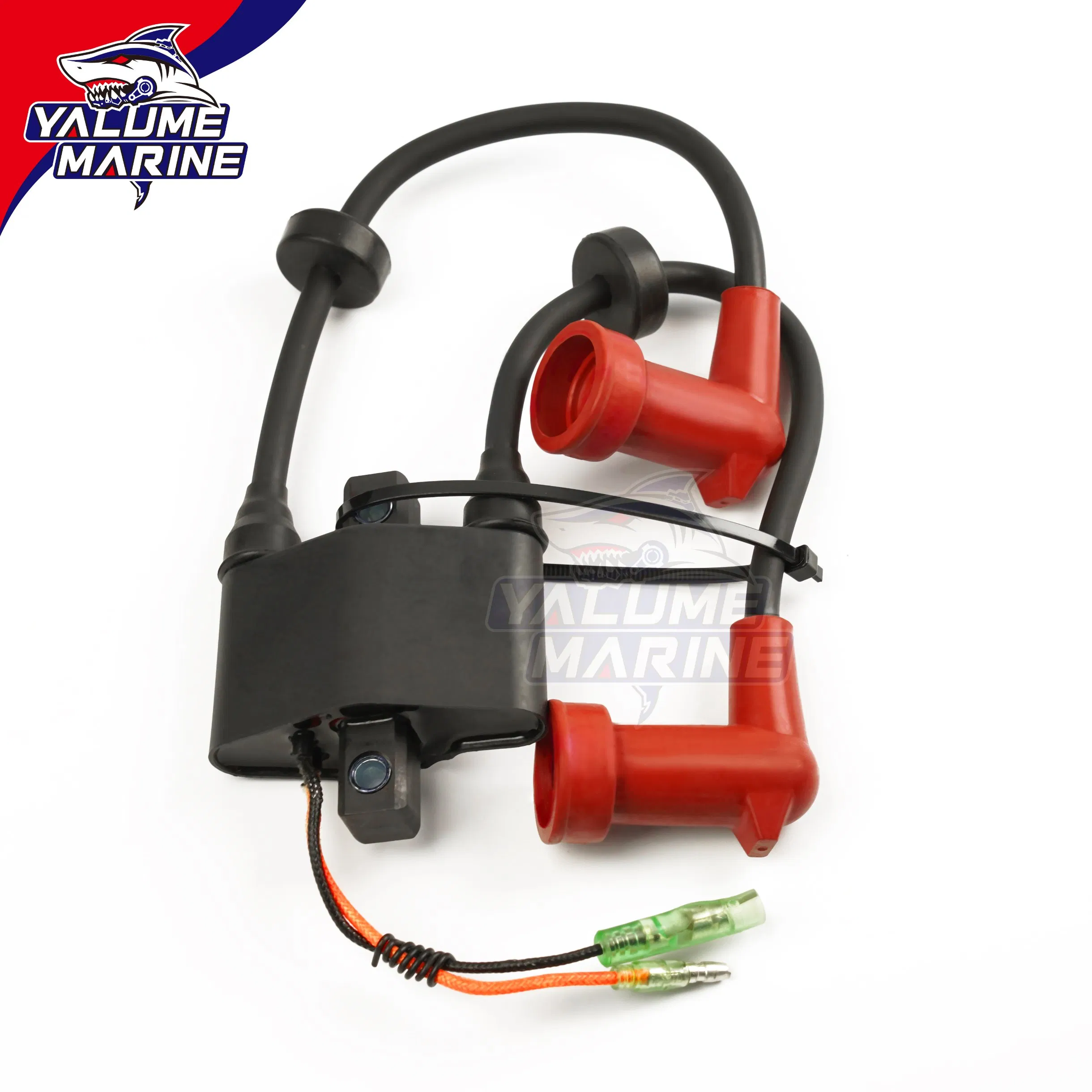 Peças Elétricas de Motor de Barco Bobina de Ignição 6F5-85570-10/11/12/13-00, 6F6-85530-00/01-00 para 2-stroke E40J E40G K40J 40HP Motor Marinho YAMAHA
