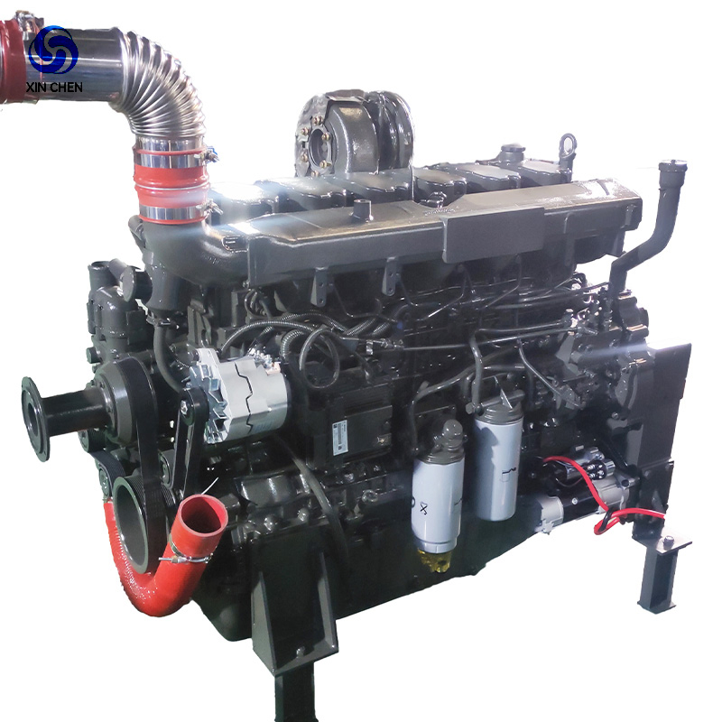 Injeção Eletrônica de Combustível 420HP Wp10zld Turboalimentado Intercooler 6-Cylinder Motor Diesel