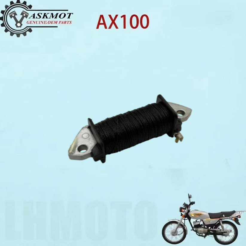 Ax100 Conjunto de Bobina de Ignição e Placa Estatora de Motocicleta Peça de Reposição para Motocicleta