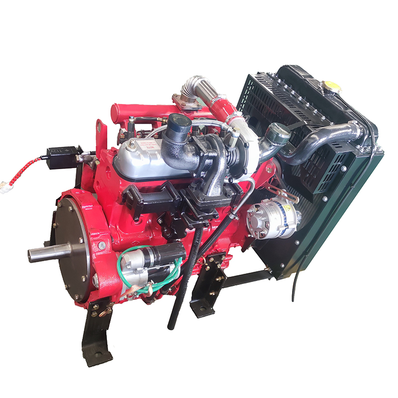 China Zh490 55kw 75HP Motor Diesel Turboalimentado 4-Cylinder Refrigerado a Água