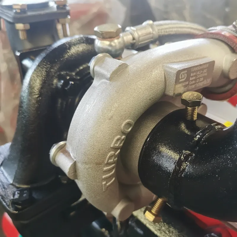 Motor industrial turbo frontal
