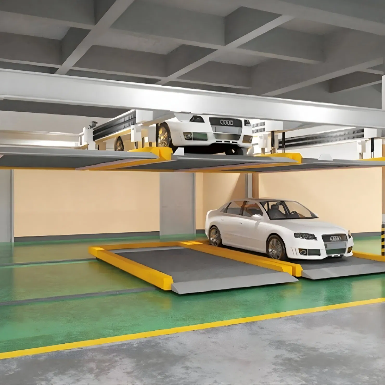 Sistema de Estacionamento de Quebra-Cabeça de Alta Resistência com 5000kg Capacidade de Carga por Vaga