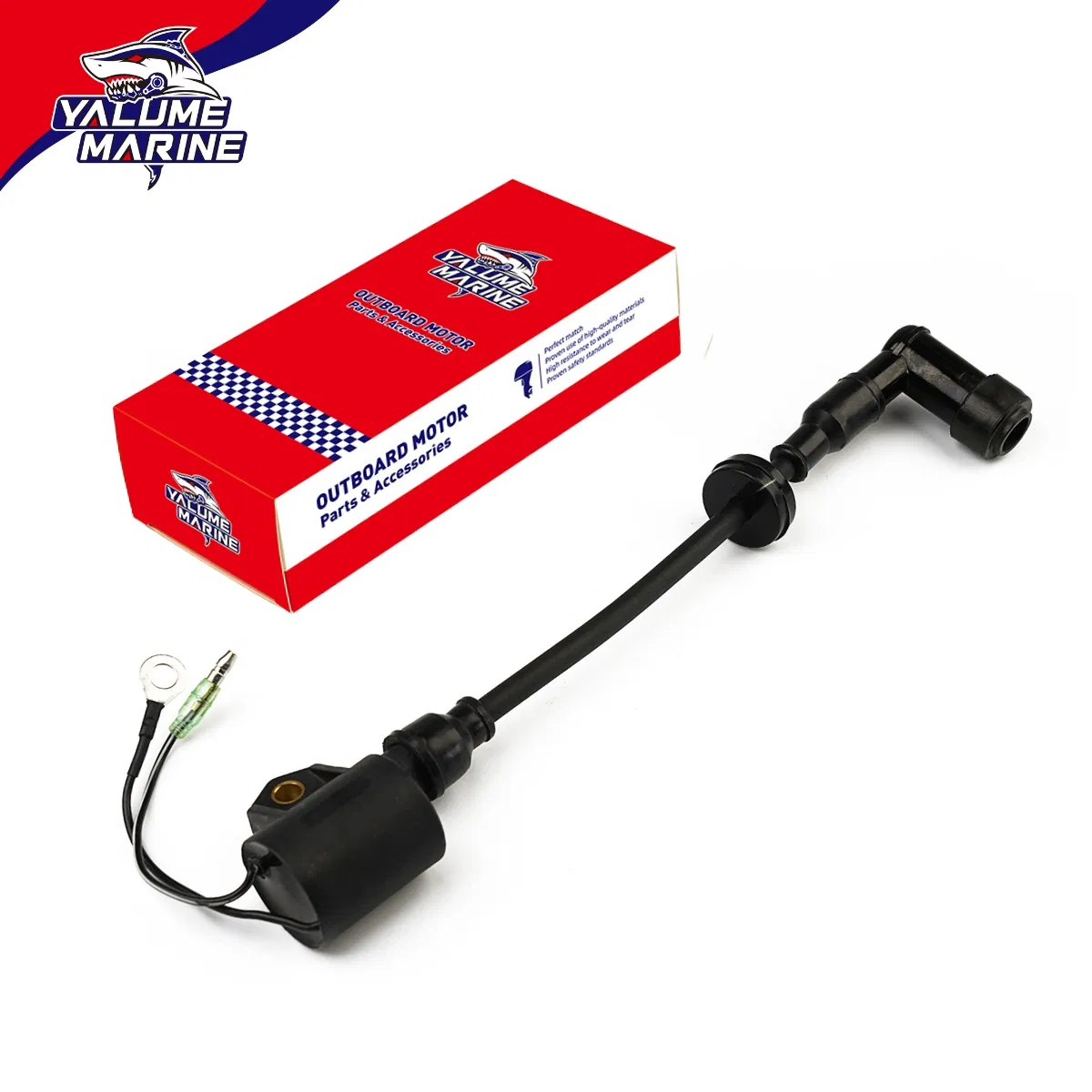 Conjunto de Bobina de Ignição de Peças de Barco 6H5-85570-00-00, 61N-85570-00/10-00 para 2T YAMAHA 20HP 25HP 30HP 40HP 50HP Motor de Fora de Borda