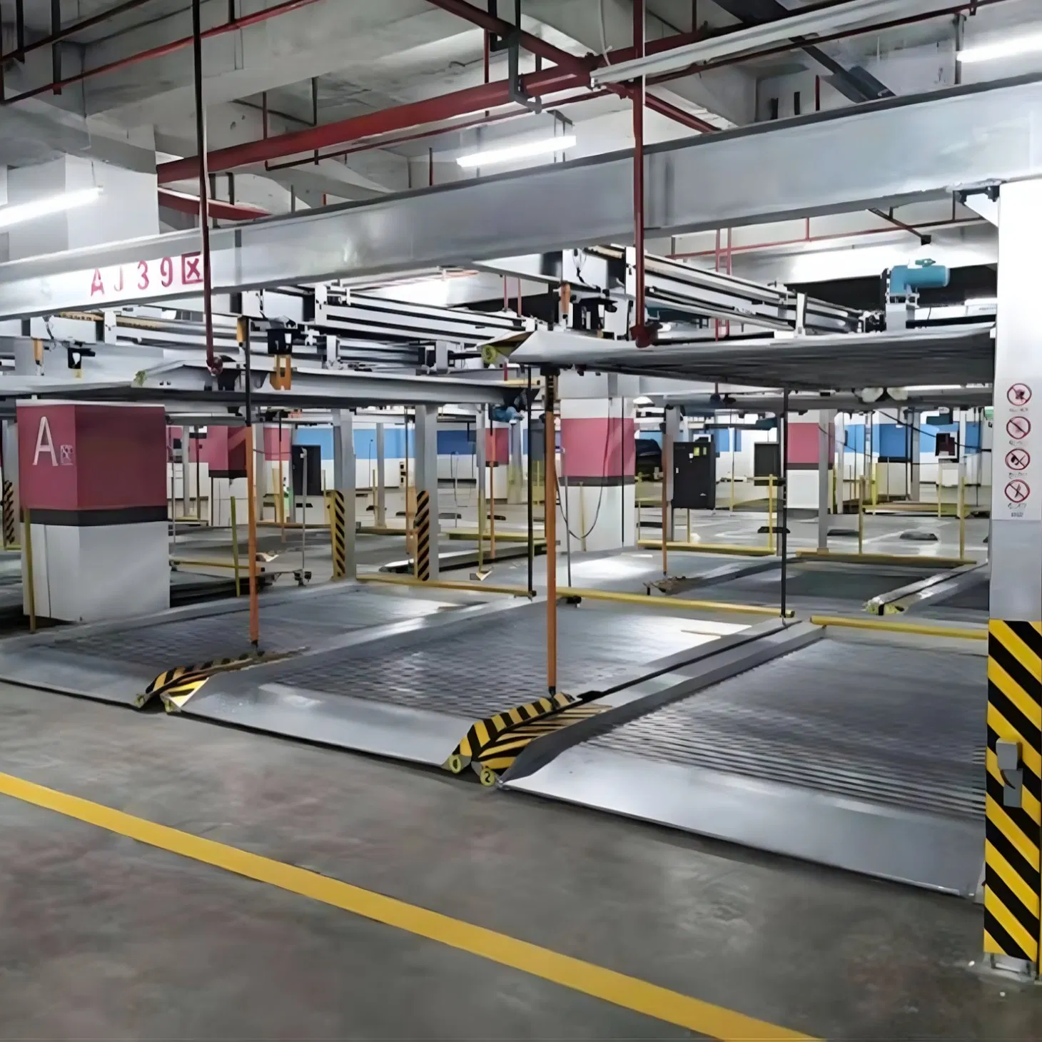Sistema de Estacionamento de Quebra-Cabeça de Alta Resistência com 5000kg Capacidade de Carga por Vaga