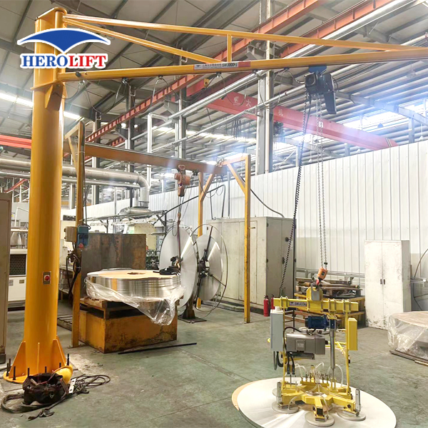 Sistema de Vácuo para Levantamento de Bobinas Pesadas para Uso Industrial
