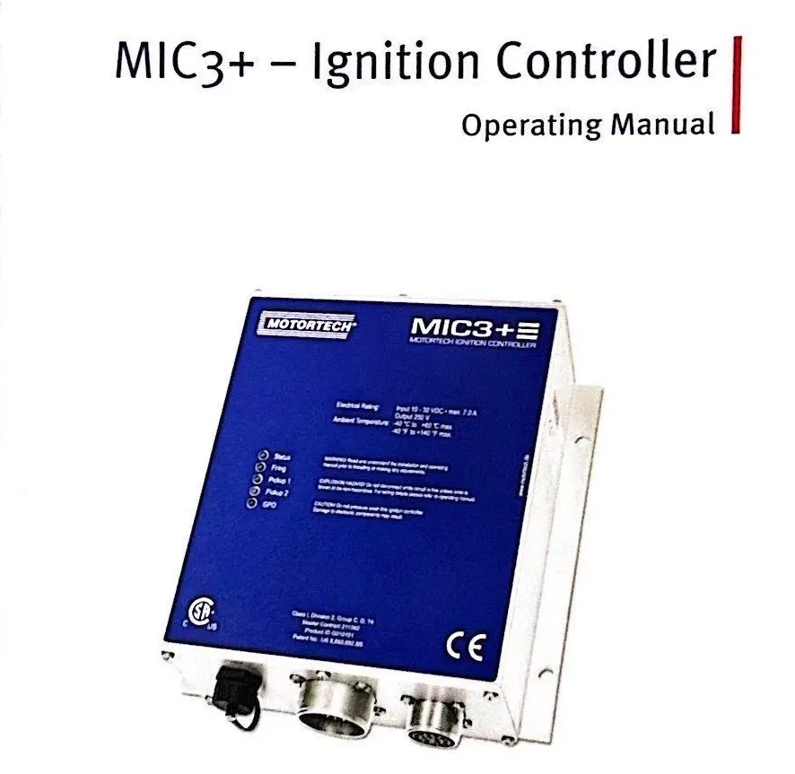 Módulo de Controle de Ignição Motortech Mic3+ para Peças de Motor a Gás Jichai