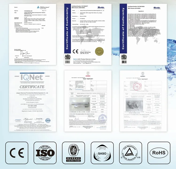 Certificações do produto
