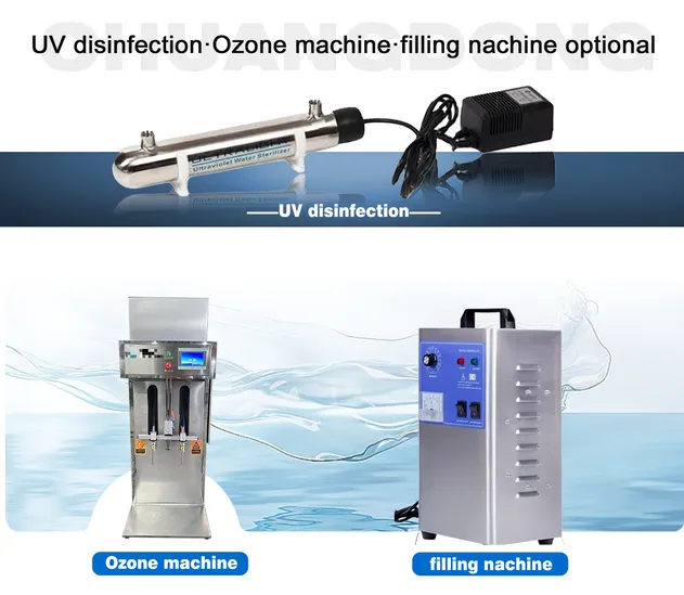 Sistema de desinfecção UV/ozônio