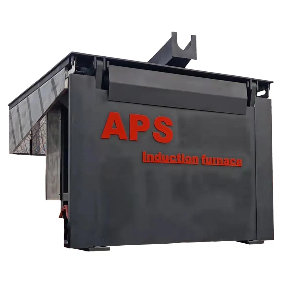 Aps 500kg 5ton Forno de Fusão de Indução para Derretimento de Metal em Cobre, Alumínio, Ferro Fundido, Latão, Bronze e Aço Inoxidável à Venda com Preço de Fábrica