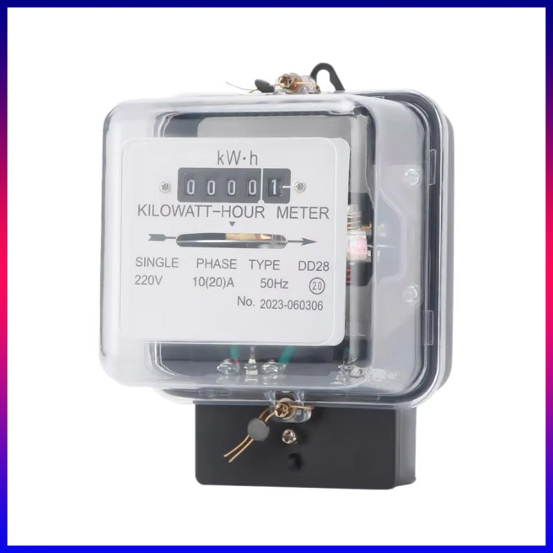 Dd28 Medidor de Energia Mecânica Monofásico com Tampa de PC Transparente