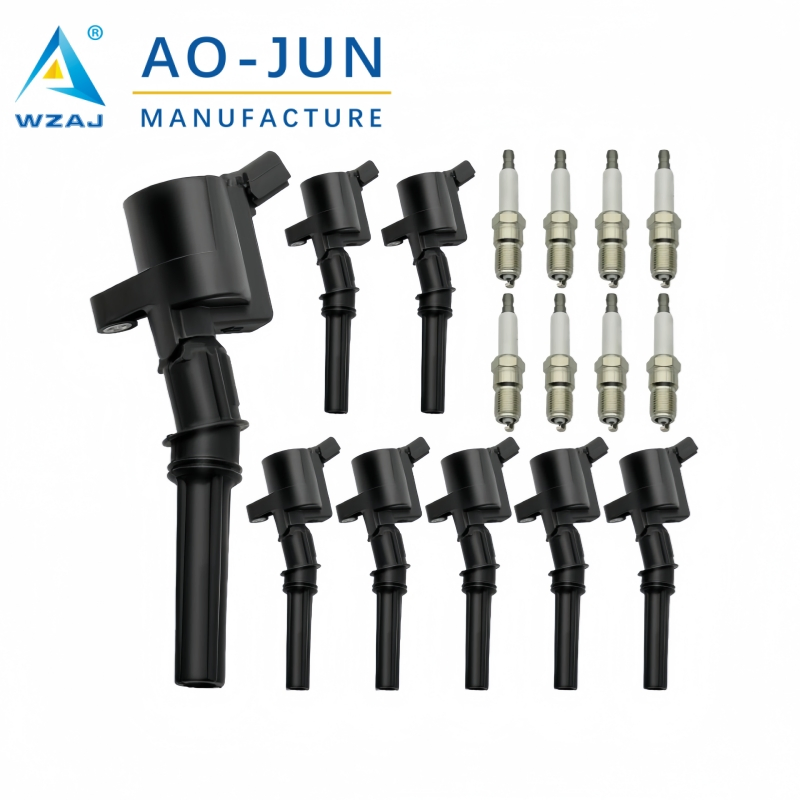 Bobinas de Ignição e Velas de Ignição Dg508 1L2u12019AA para Ford F-150 4.6L 5.4L V8