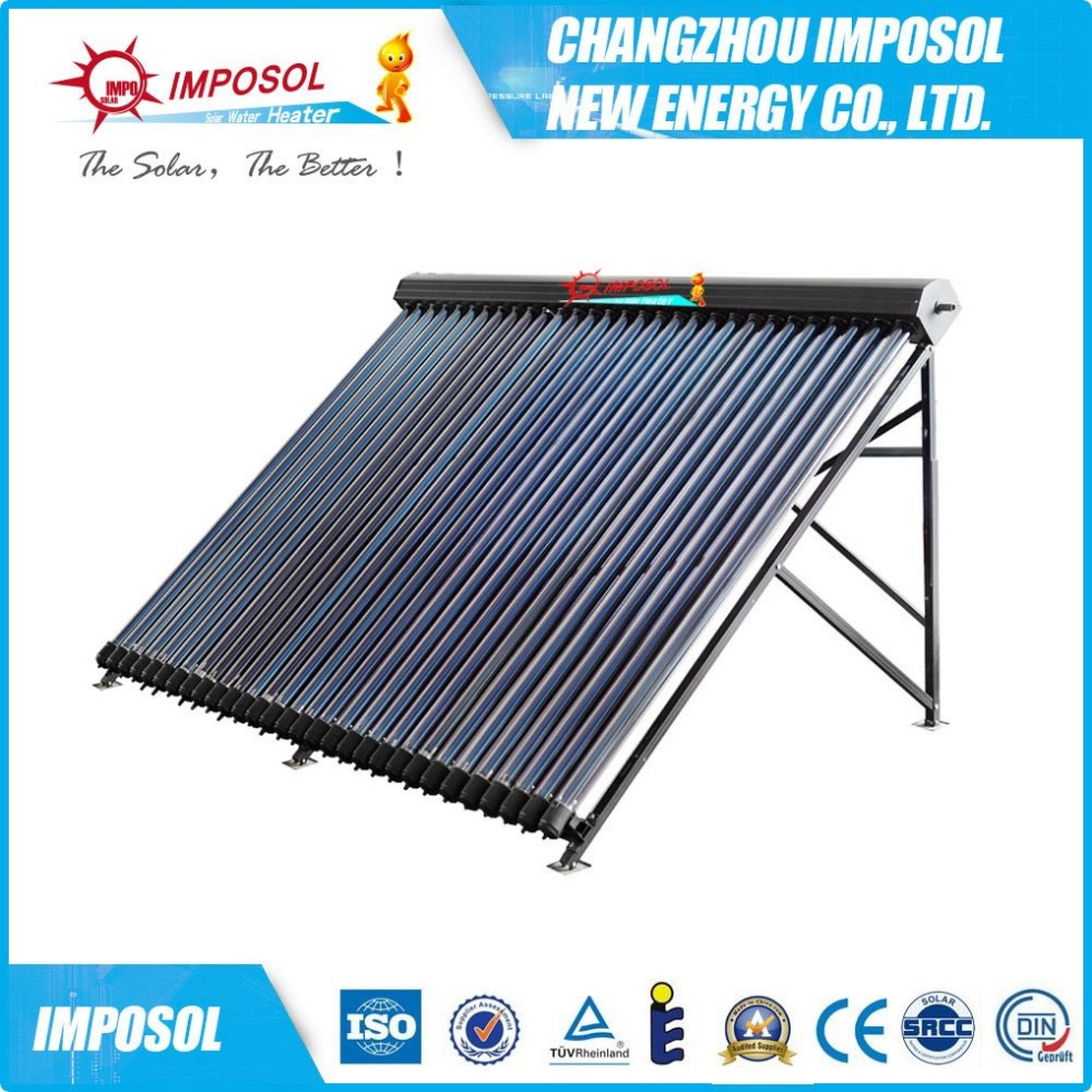 Sistema Coletor de Energia Solar de Liga de Alumínio com Bobina de Cobre para Instalação Industrial