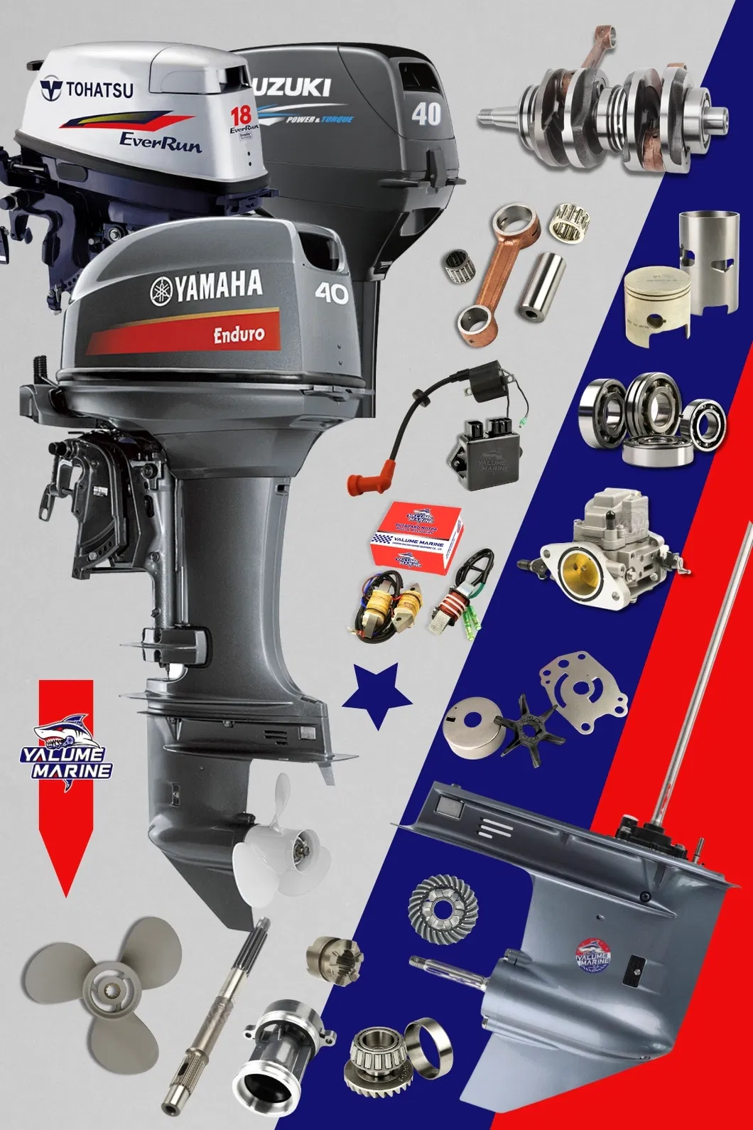 Conjunto de Bobina de Ignição de Força Yamaha 66T-85570-00 para 2T 40HP E40X 40X Peças de Motor de Barco 66t8557000