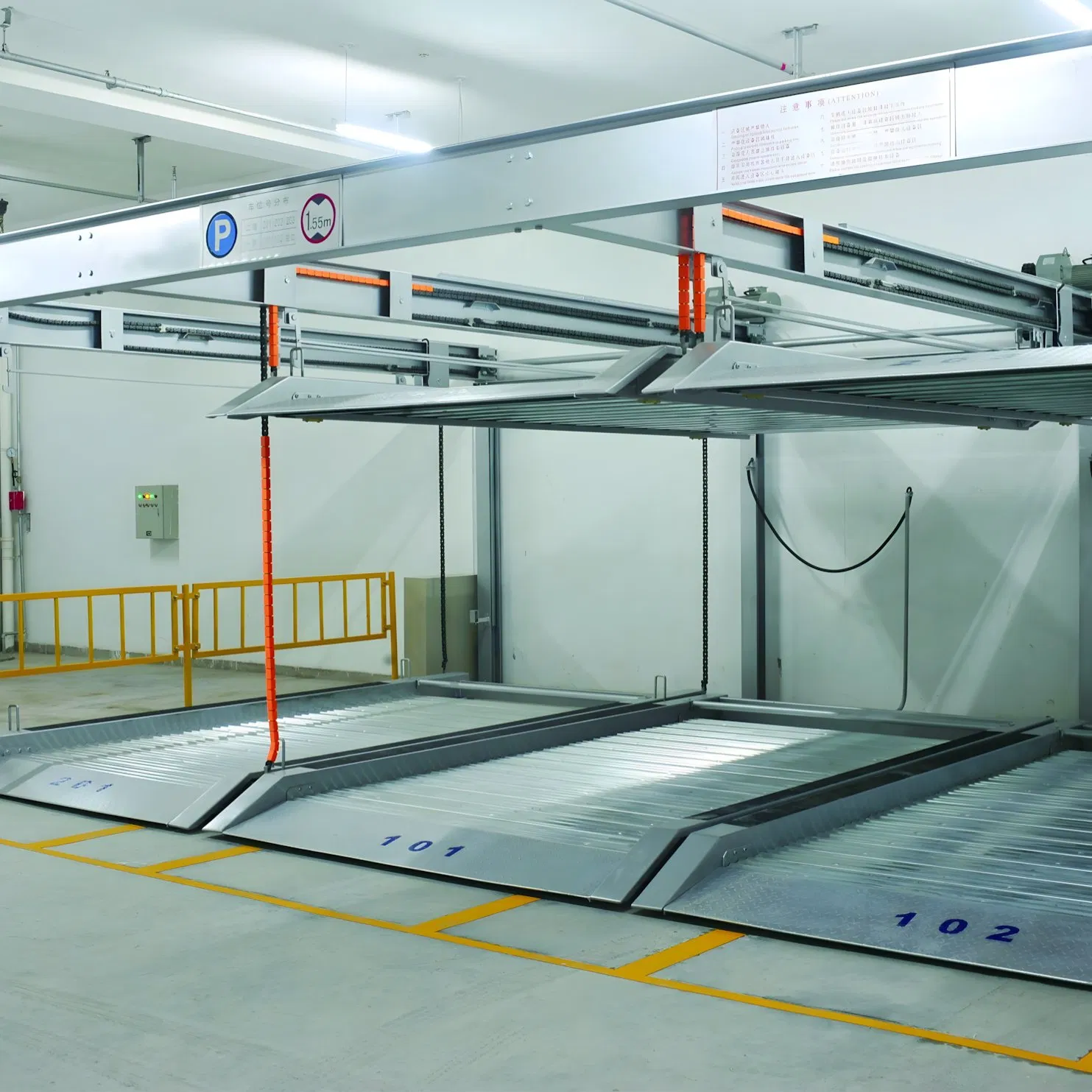 Sistema de Estacionamento de Quebra-Cabeça de Alta Resistência com 5000kg Capacidade de Carga por Vaga