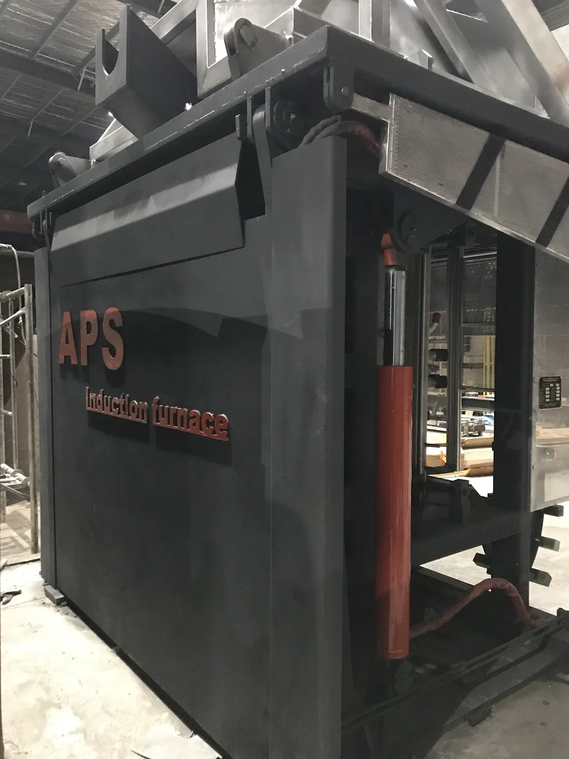 Sistema de Forno de Derretimento de Alumínio Aprovado CE para Fundição sob Pressão Padrão Internacional Aps 10ton