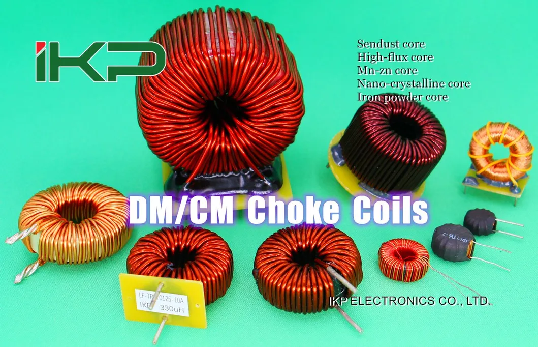 Várias Especificações V/H/SMD DC/DC Inversor DC/AC Tipo Ferrite Nú de Ar Modo Comum Indutor de Fio de Cobre Indutor de Potência Choke EMC Bobinas Toroidais